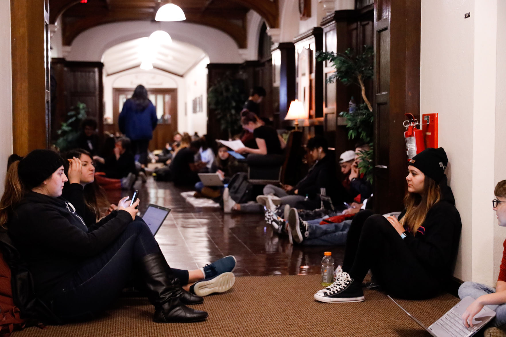 Evans Hall Sit-in 2nd floor